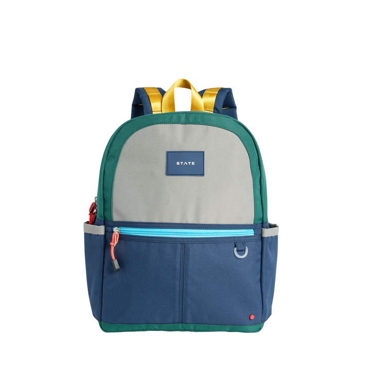 >State Bags Kane Kids Backpack in Green/Navy