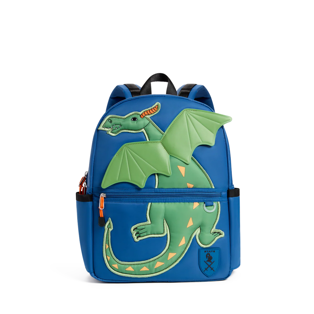 >State Bags Kane Kids Backpack in Nylon Puffer | Dragon