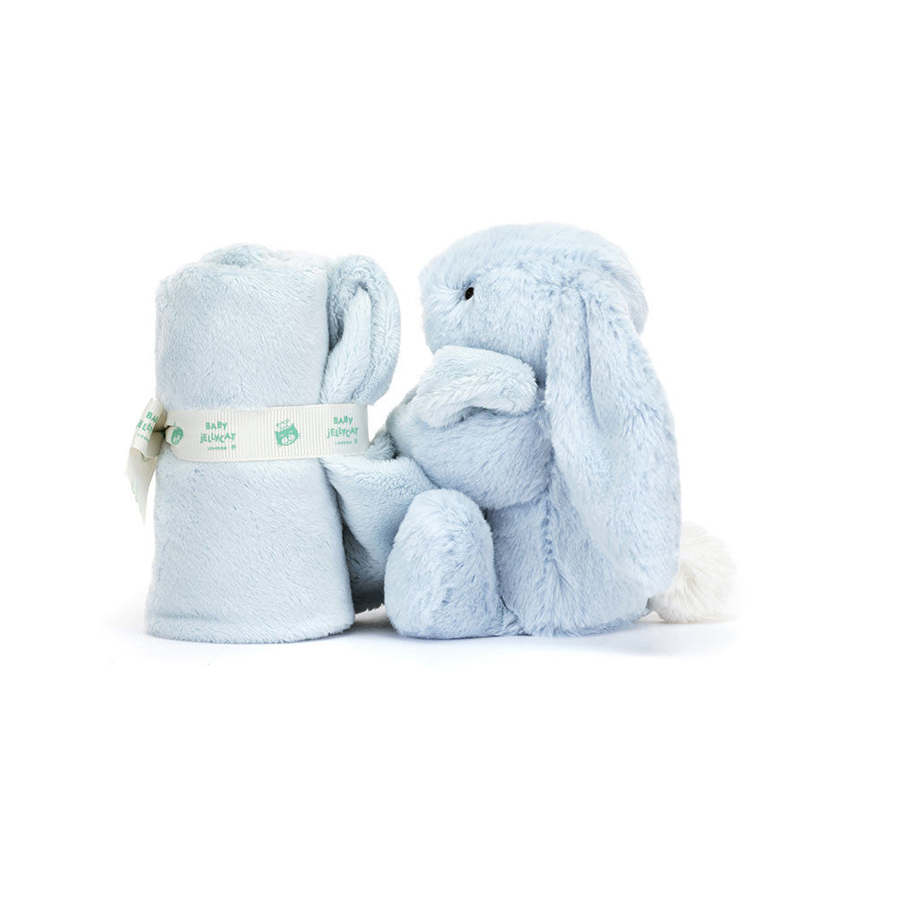 Jellycat Soother Bashful Blue Bunny 5.9in x 13.4in x 13.4in