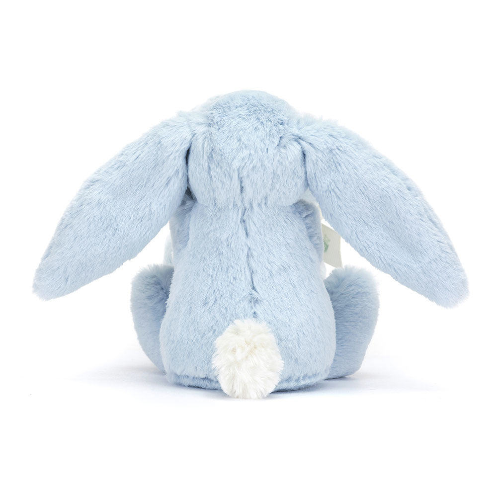 Jellycat Soother Bashful Blue Bunny 5.9in x 13.4in x 13.4in