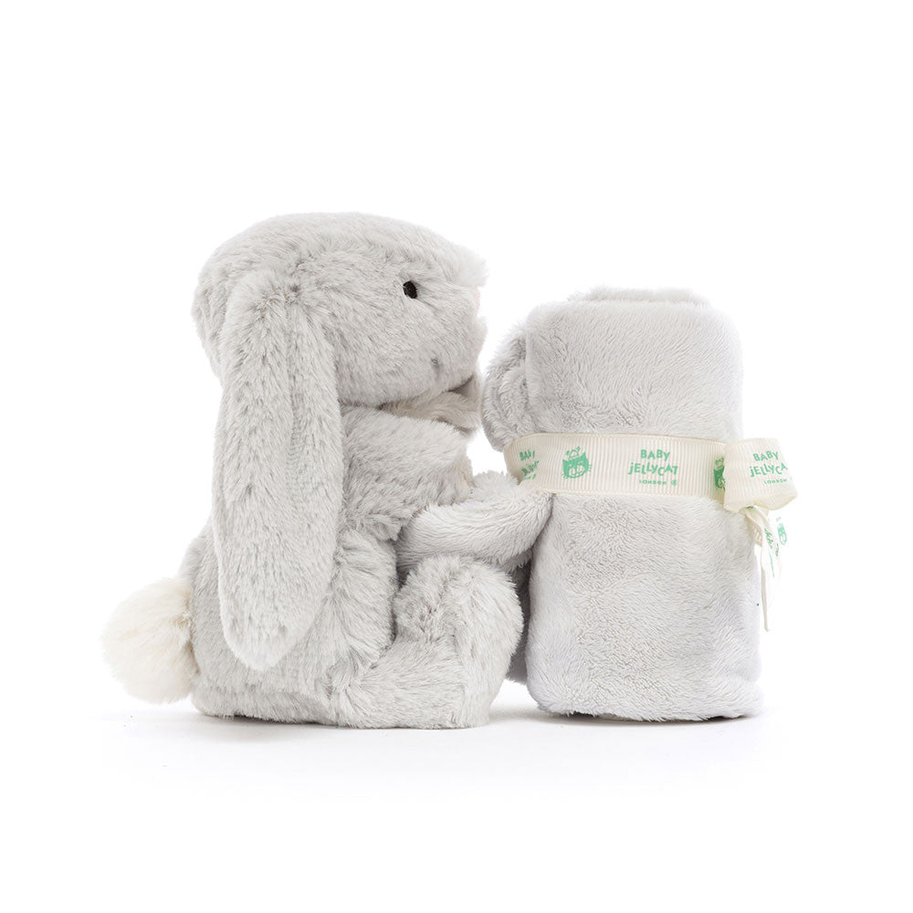 Jellycat Soother Bashful Grey Bunny 5.9in x 13.4in x 13.4in