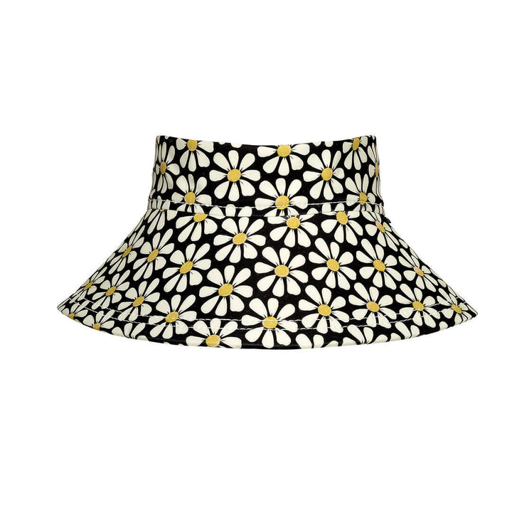 Bedhead Ladies UPF50+ Wide Brim Chlorine Resistant Visor Swim Sun Hat - Daisy