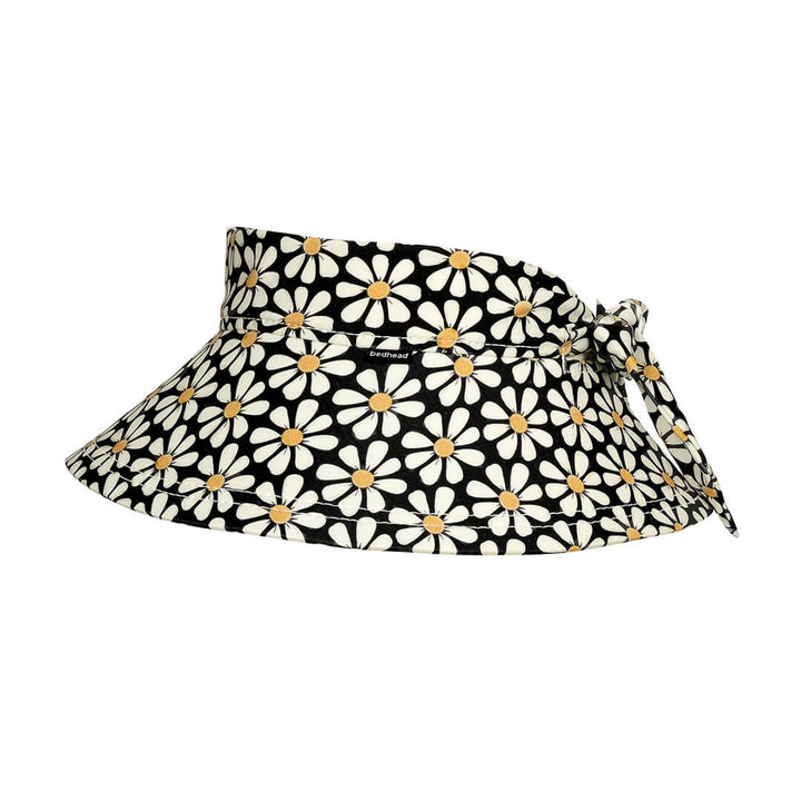 Bedhead Ladies UPF50+ Wide Brim Chlorine Resistant Visor Swim Sun Hat - Daisy