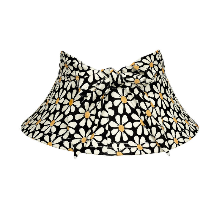 Bedhead Ladies UPF50+ Wide Brim Chlorine Resistant Visor Swim Sun Hat - Daisy