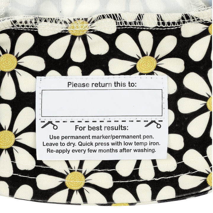 Bedhead Ladies UPF50+ Wide Brim Chlorine Resistant Visor Swim Sun Hat - Daisy