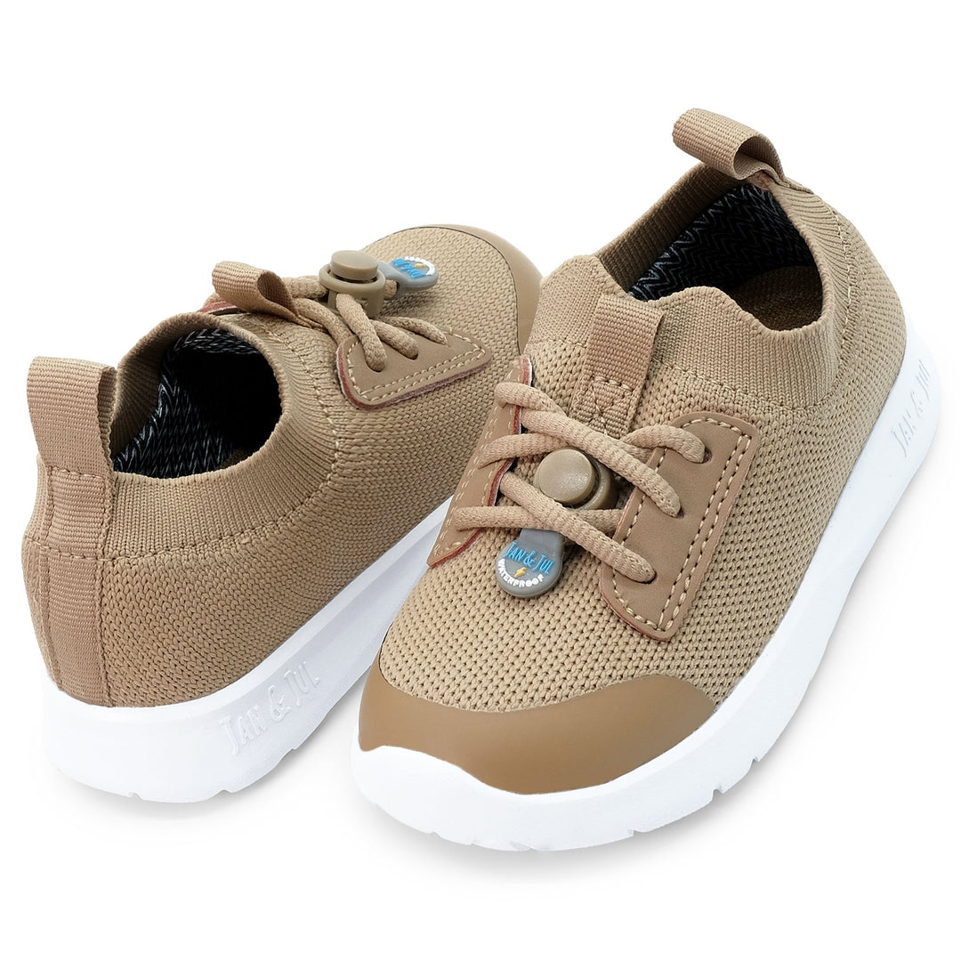 >Jan & Jul Kids Waterproof Shoes - Soft Brown