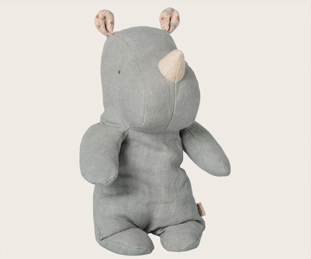>Maileg Safari friends, Rhino, Small - Vintage blue [Expected Receipt Date: Nov 26]