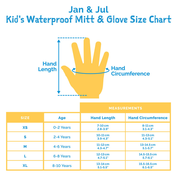 >Jan & Jul Kids Waterproof Snow Gloves - Winter Sun