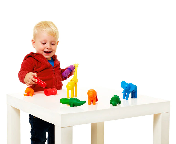 >SMART Games SmartMax My First Safari Animals STEM Magnetic Discovery Building Set