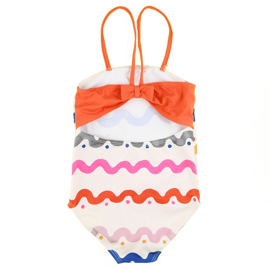 STELLA MCCARTNEY Girls Colorful Wiggle Tile Swimsuit - 5Y