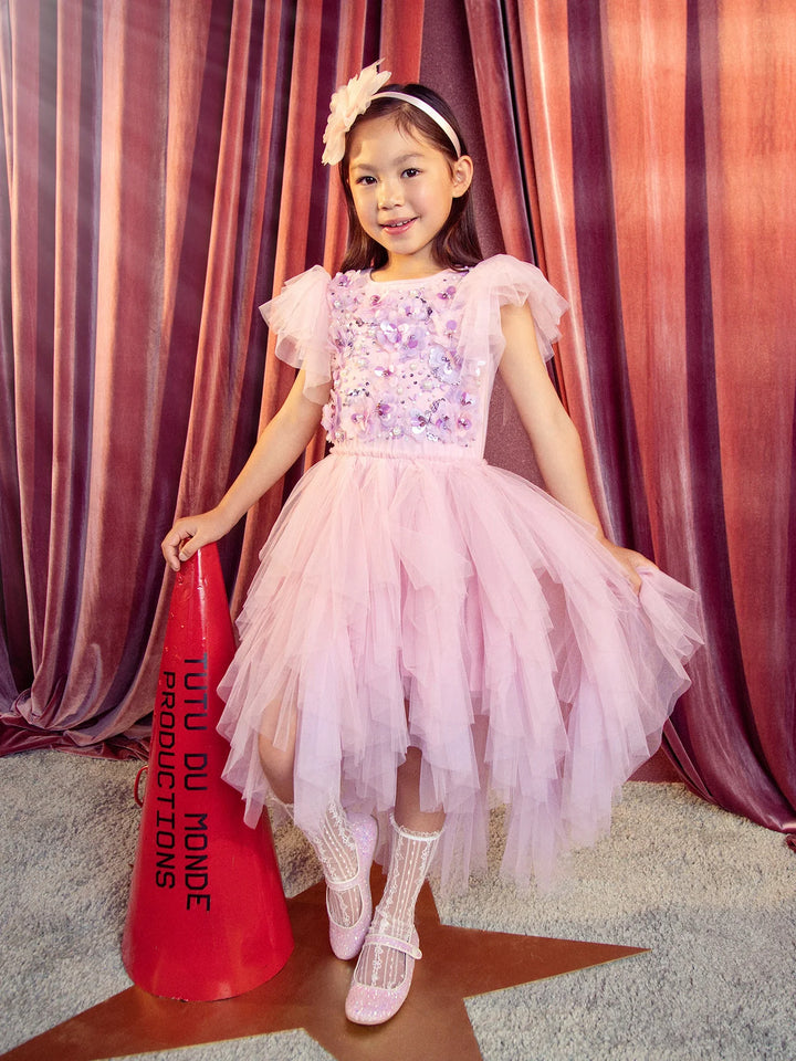 Tutu Du Monde Girl's STARLET Sparkle In Bloom Tutu Dress - Fairy Floss Mix