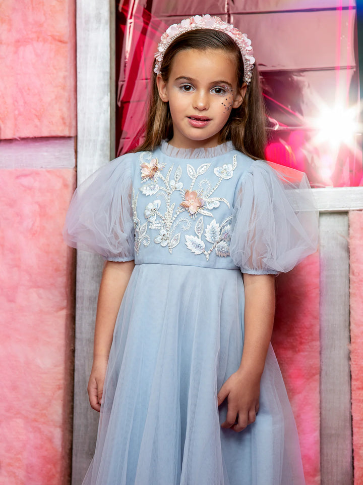 Tutu Du Monde Blue Orchid Tulle Dress - BLUE DUSK