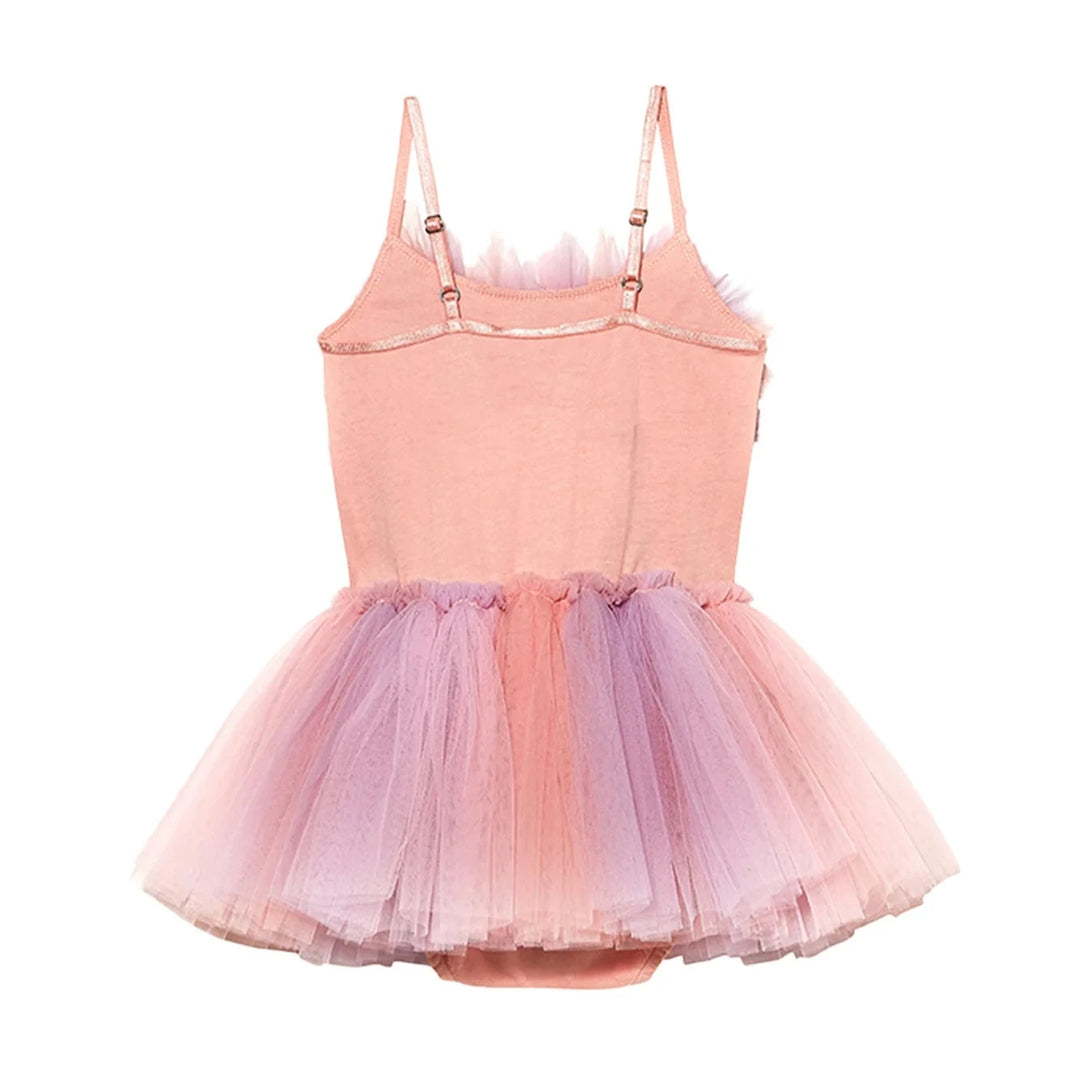 Tutu Du Monde Baby Girl's L'ARTISTE Bebe Crescent Moon Tutu Dress - Cantaloupe Mix