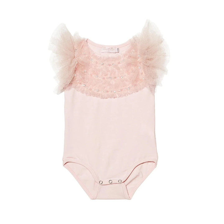 Tutu Du Monde Baby Girl L'ARTISTE Bebe Sketch Onesie - Pink Cloud