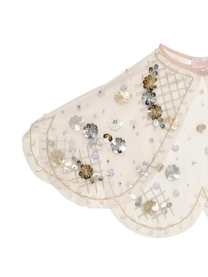 Tutu Du Monde FLORAL REVERIE Golden Daisies Cape - Pink Cloud