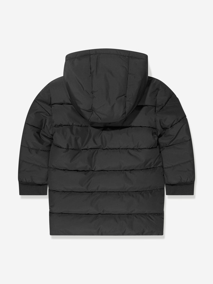 Timberland Kids Boys Long Puffer Jacket in Black