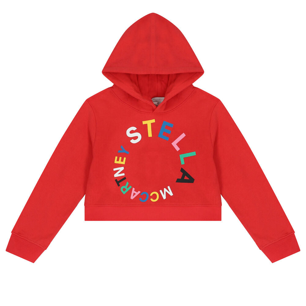 STELLA MCCARTNEY Kids Red Printed Hoodie