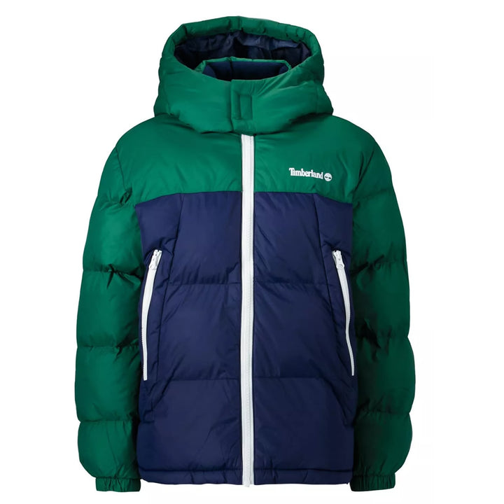 Timberland Kids Boys Two-tone Puffer Winter Jacket