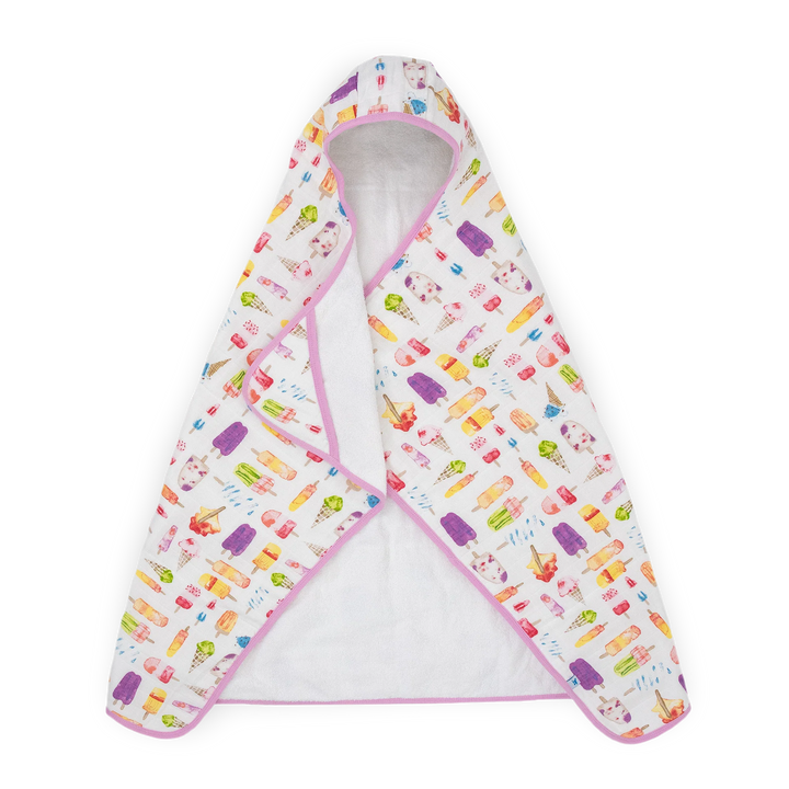 Little Unicorn Big Kid Hooded Towel - Brain Freeze