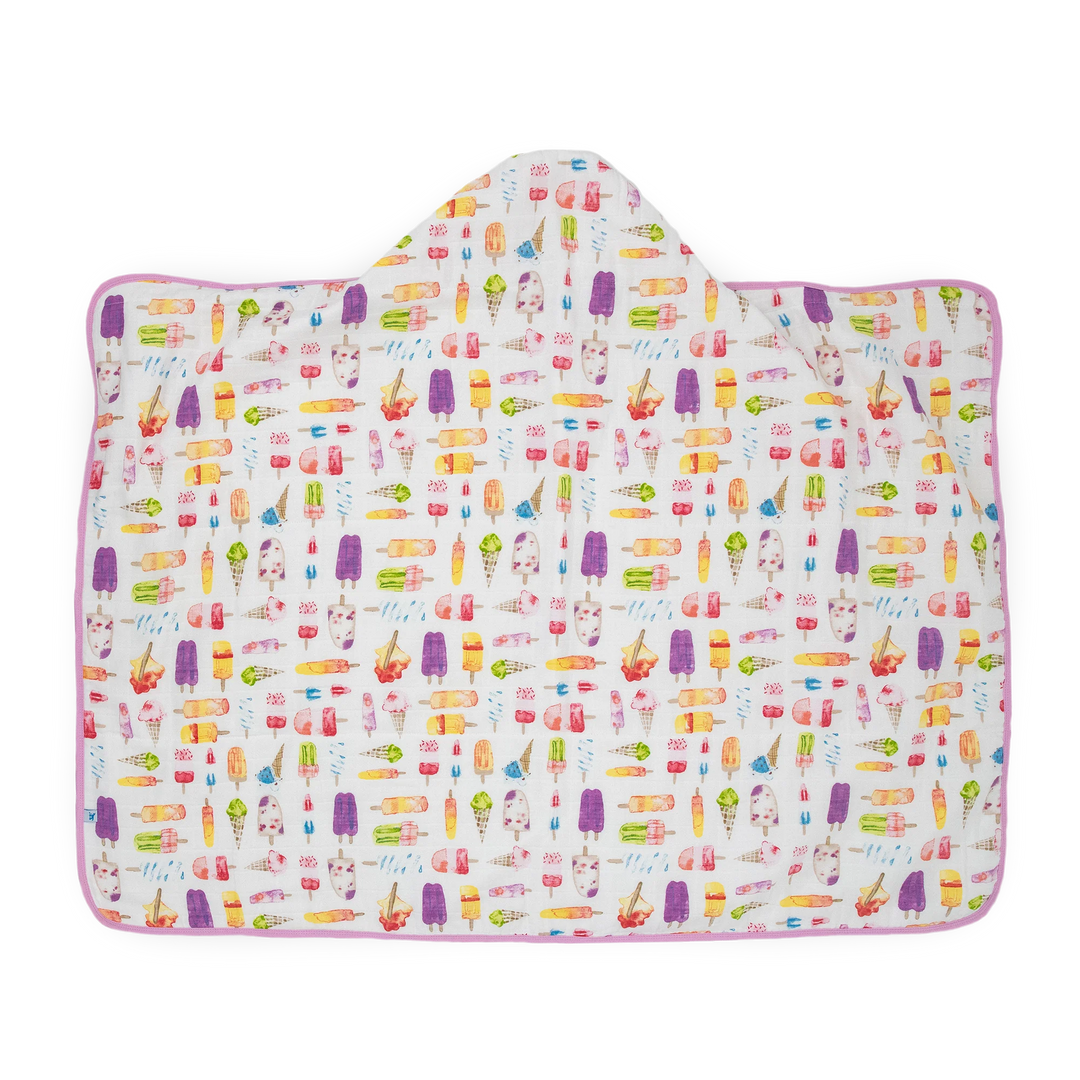Little Unicorn Big Kid Hooded Towel - Brain Freeze