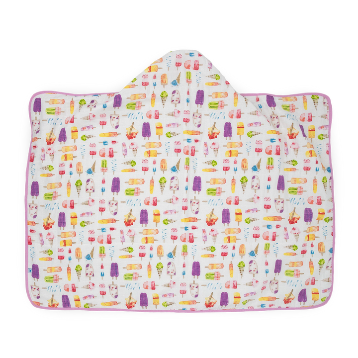 Little Unicorn Big Kid Hooded Towel - Brain Freeze