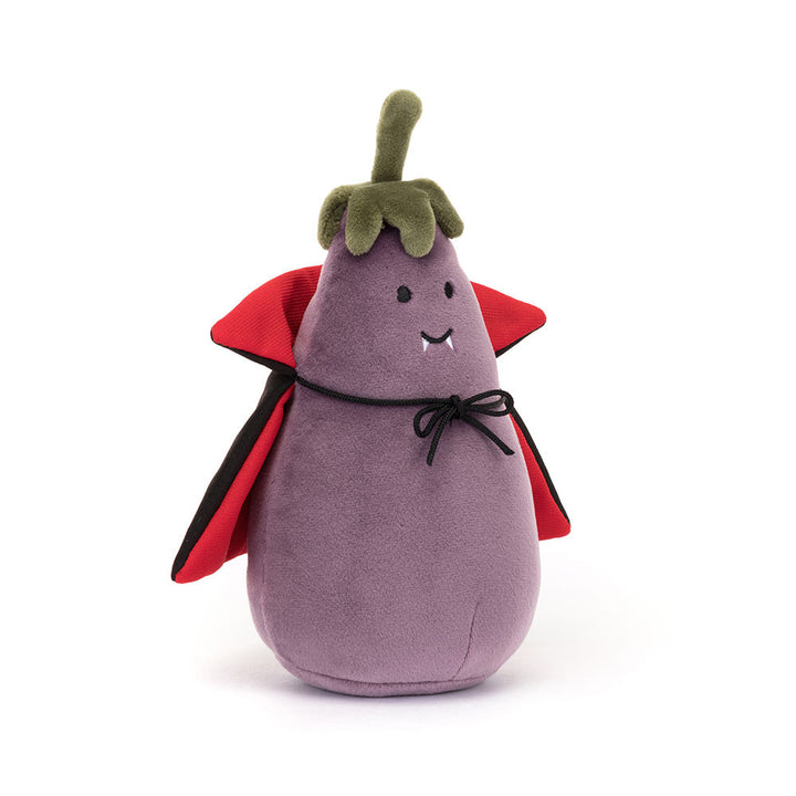 Jellycat Vivacious Eggplant Vampire 6.3in x 3.5in x 3.5in