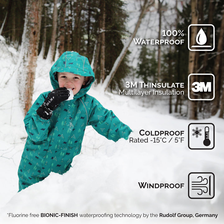 >Jan & Jul Kids Waterproof Snow Gloves - Winter Sun