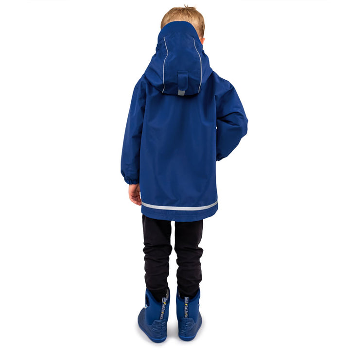 >Jan & Jul Kids Cozy-Dry Waterproof Jacket - Nebula Blue