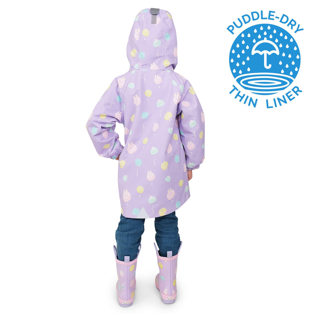 >Jan & Jul Kids Shell/Puddle-Dry Waterproof Jacket - Macarons