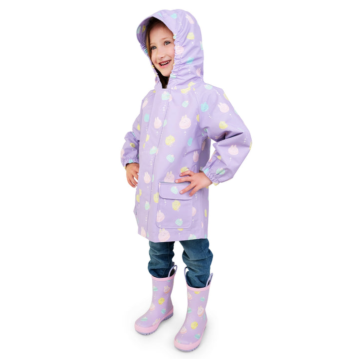 >Jan & Jul Kids Shell/Puddle-Dry Waterproof Jacket - Macarons