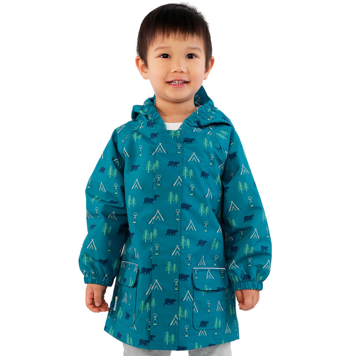 >Jan & Jul Kids Puddle-Dry Waterproof Jacket - Summer Camp