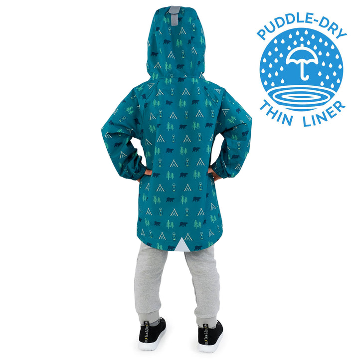 >Jan & Jul Kids Puddle-Dry Waterproof Jacket - Summer Camp