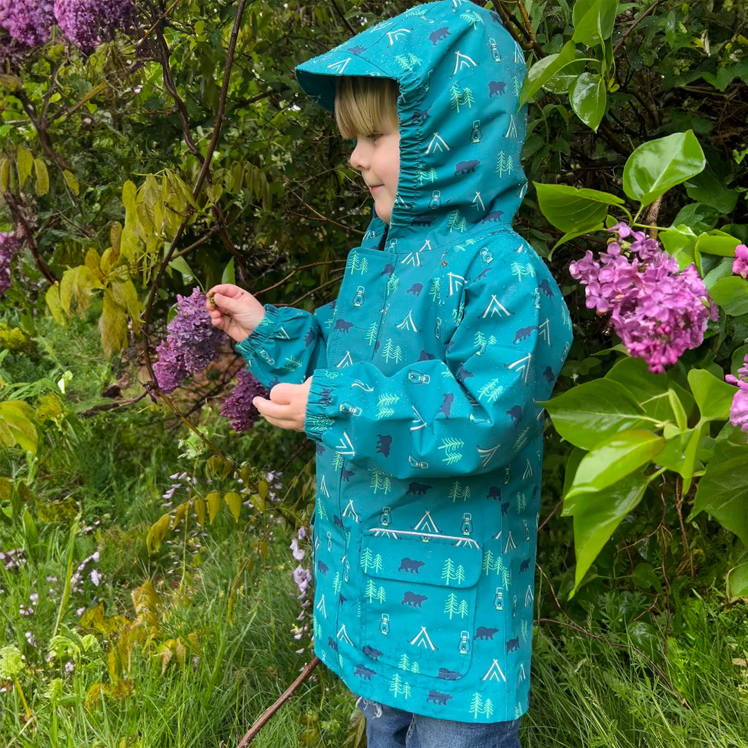 >Jan & Jul Kids Puddle-Dry Waterproof Jacket - Summer Camp