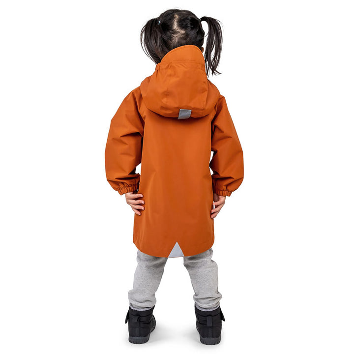 >Jan & Jul Kids Puddle-Dry Waterproof Jacket - Terracotta