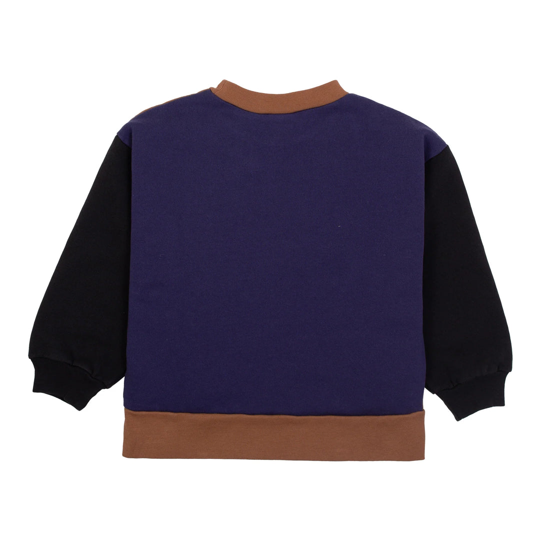 Wynken Kids Brun Panel Sweatshirt