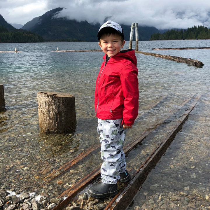 >Jan & Jul Kids Cozy-Dry Rain & Snow Pants - Bear