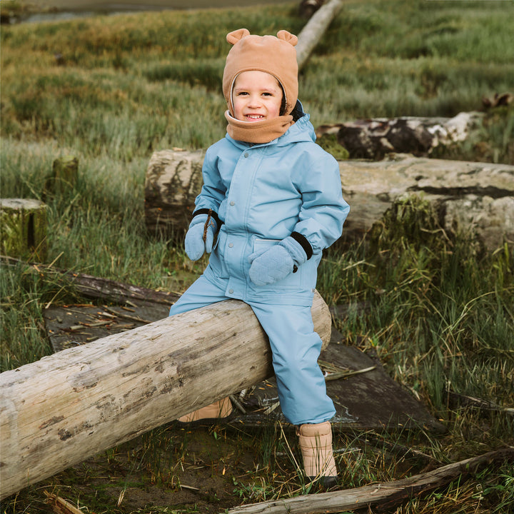 >Jan & Jul Kids Cozy-Dry Rain & Snow Pants - Dusty Blue