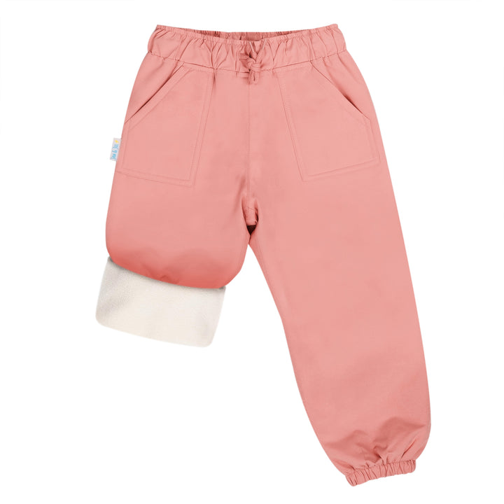 >Jan & Jul Kids Cozy-Dry Rain & Snow Pants - Dusty Apricot