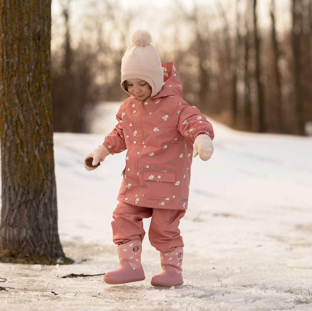 >Jan & Jul Kids Cozy-Dry Rain & Snow Pants - Dusty Apricot