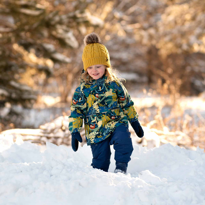 >Jan & Jul Kids Cozy-Dry Rain & Snow Pants - Nebula Blue