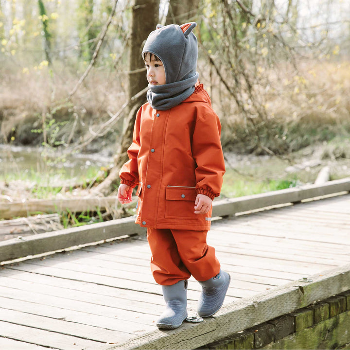 >Jan & Jul Kids Cozy-Dry Rain & Snow Pants - Terracotta