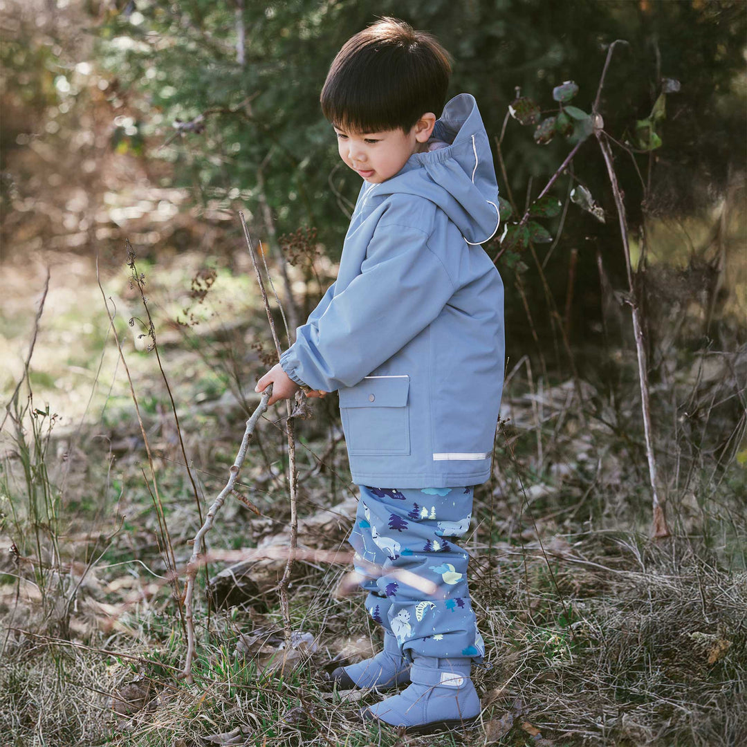 >Jan & Jul Kids Cozy-Dry Rain & Snow Pants - Wolf and Bear
