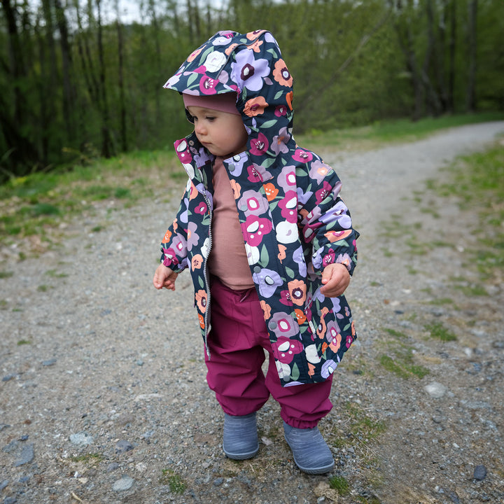 >Jan & Jul Kids Cozy-Dry Rain & Snow Pants - Wildberry