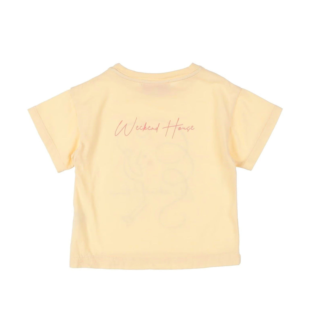 Weekend House Kids Girl's CREAM T-SHIRT