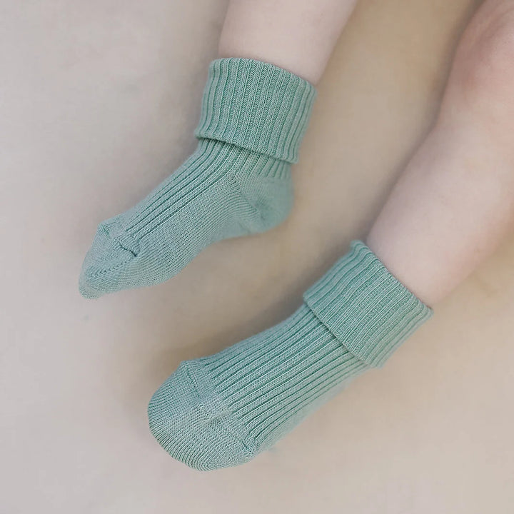 >Woolino Baby and Toddler Wool Socks - Pine