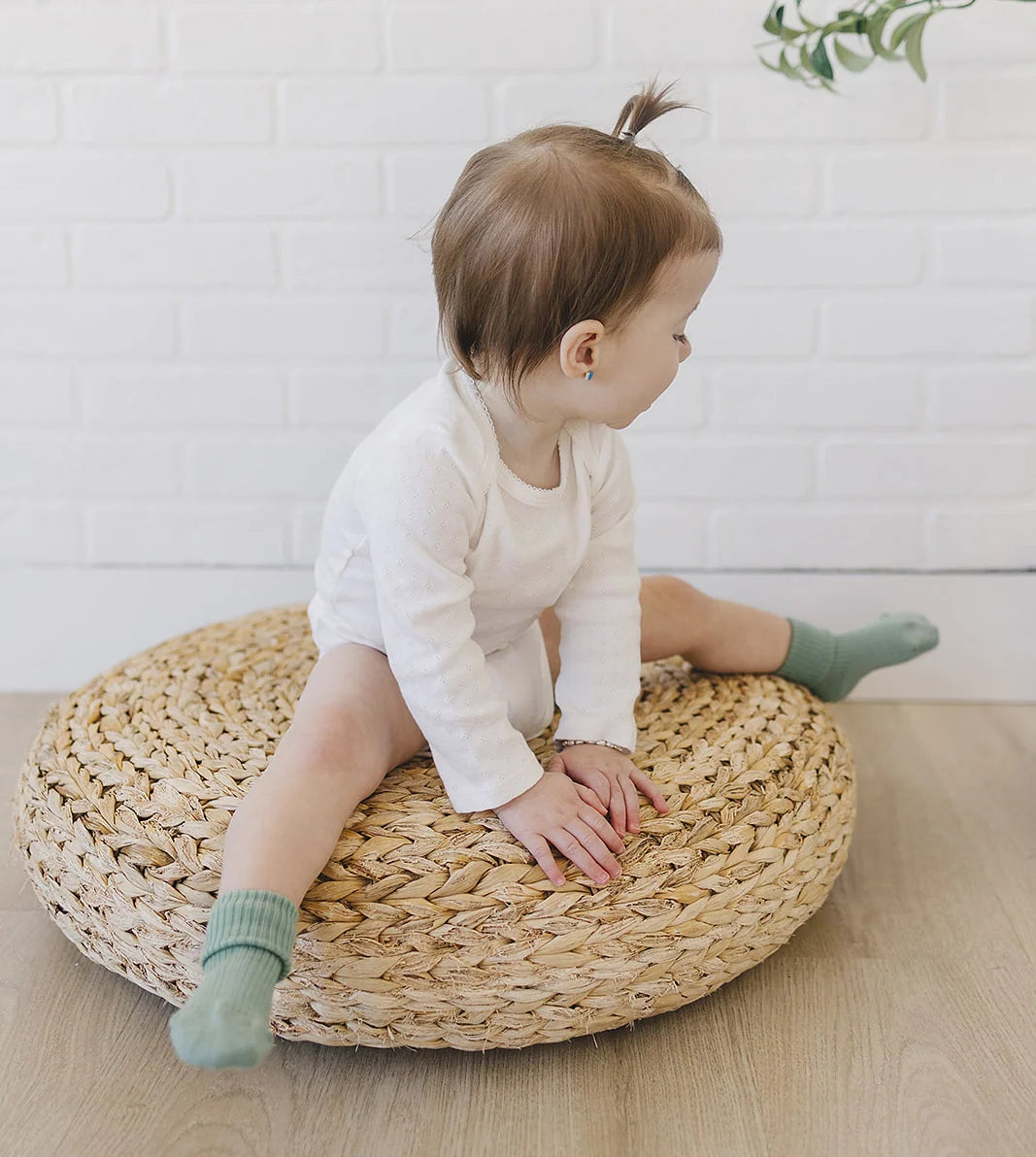 >Woolino Baby and Toddler Wool Socks - Pine
