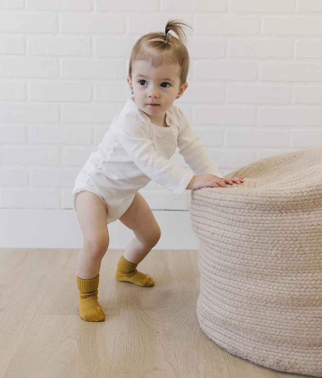 >Woolino Baby and Toddler Wool Socks - Terracotta