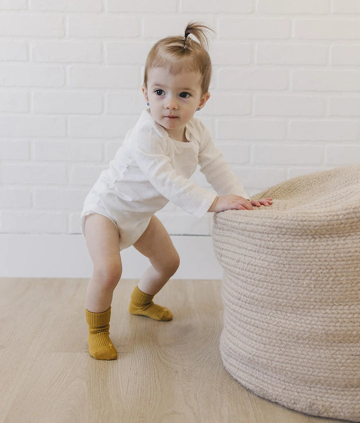 >Woolino Baby and Toddler Wool Socks - Terracotta