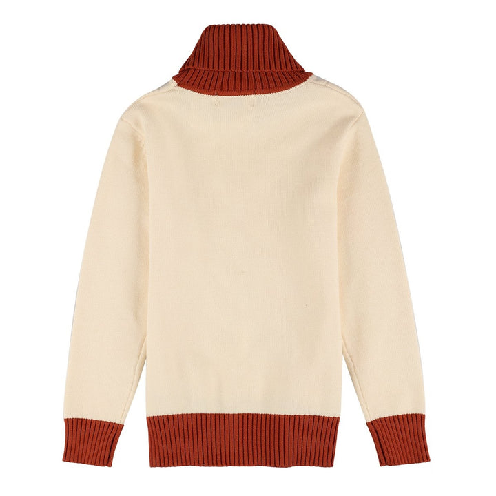 Y-Clu Kids GIORGI cable-knit Turtleneck Sweater - 8Y