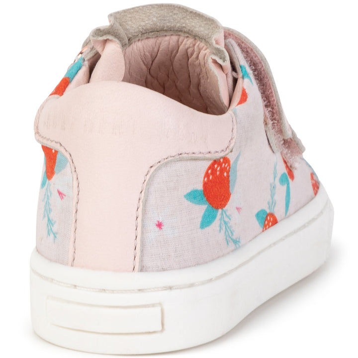 CARREMENT BEAU Kids Girl Leather Sneaker - Pomegranate